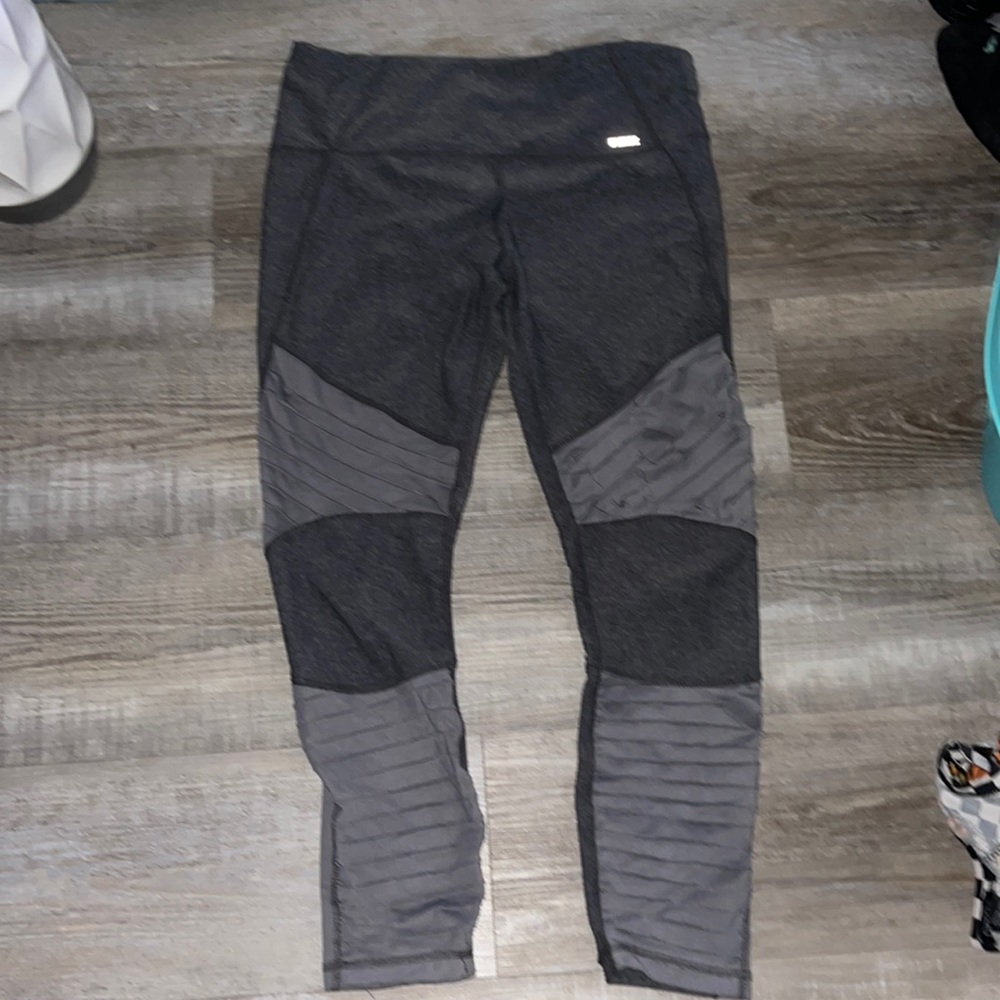 RBX size Lg grey leggings with grey mesh on legs